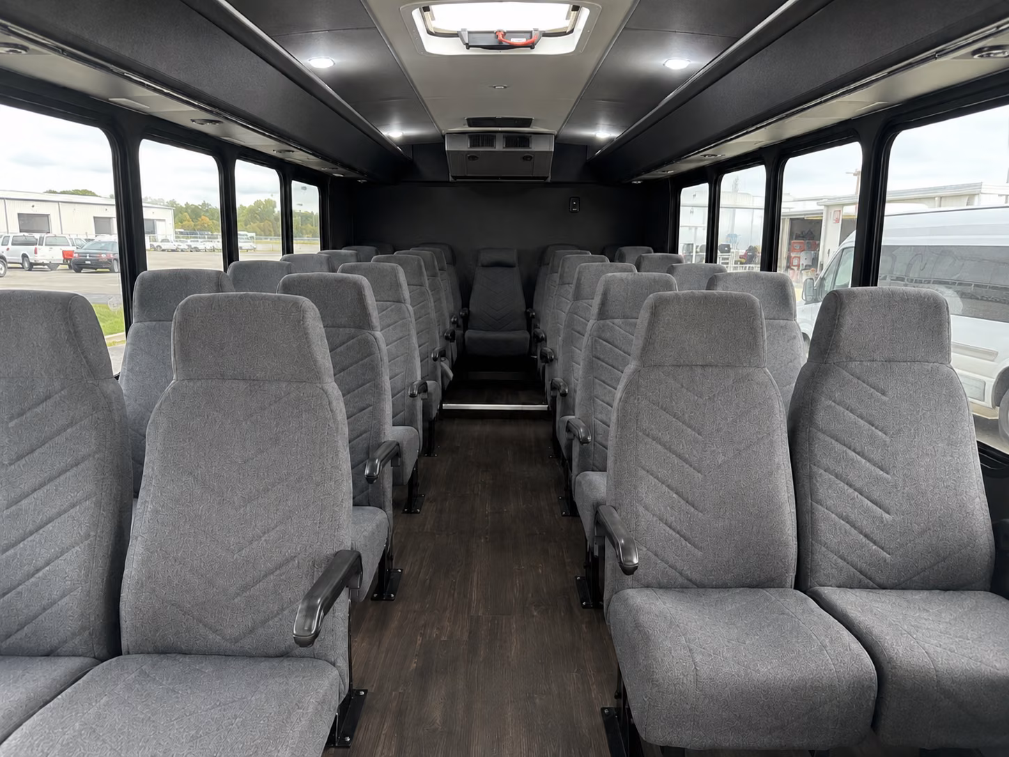 missouri city 18 passenger minibus inside