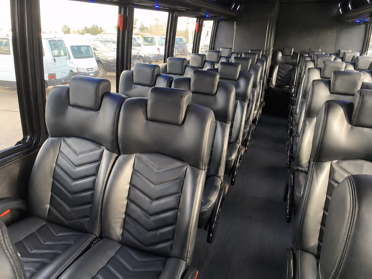 missouri city 18 passenger minibus interior