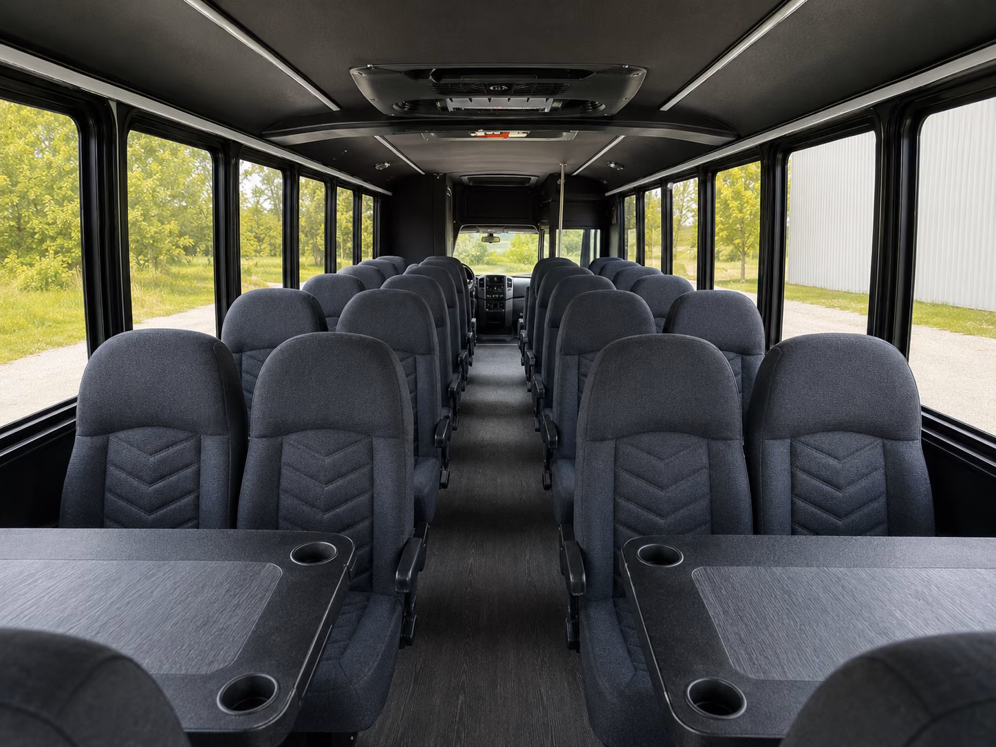 missouri city 20 passenger minibus inside