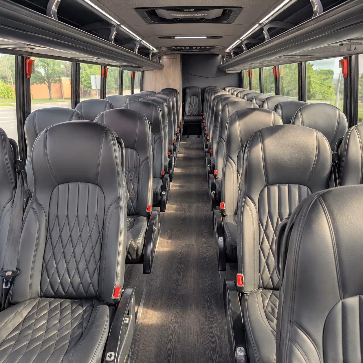 missouri city 28 passenger minibus inside
