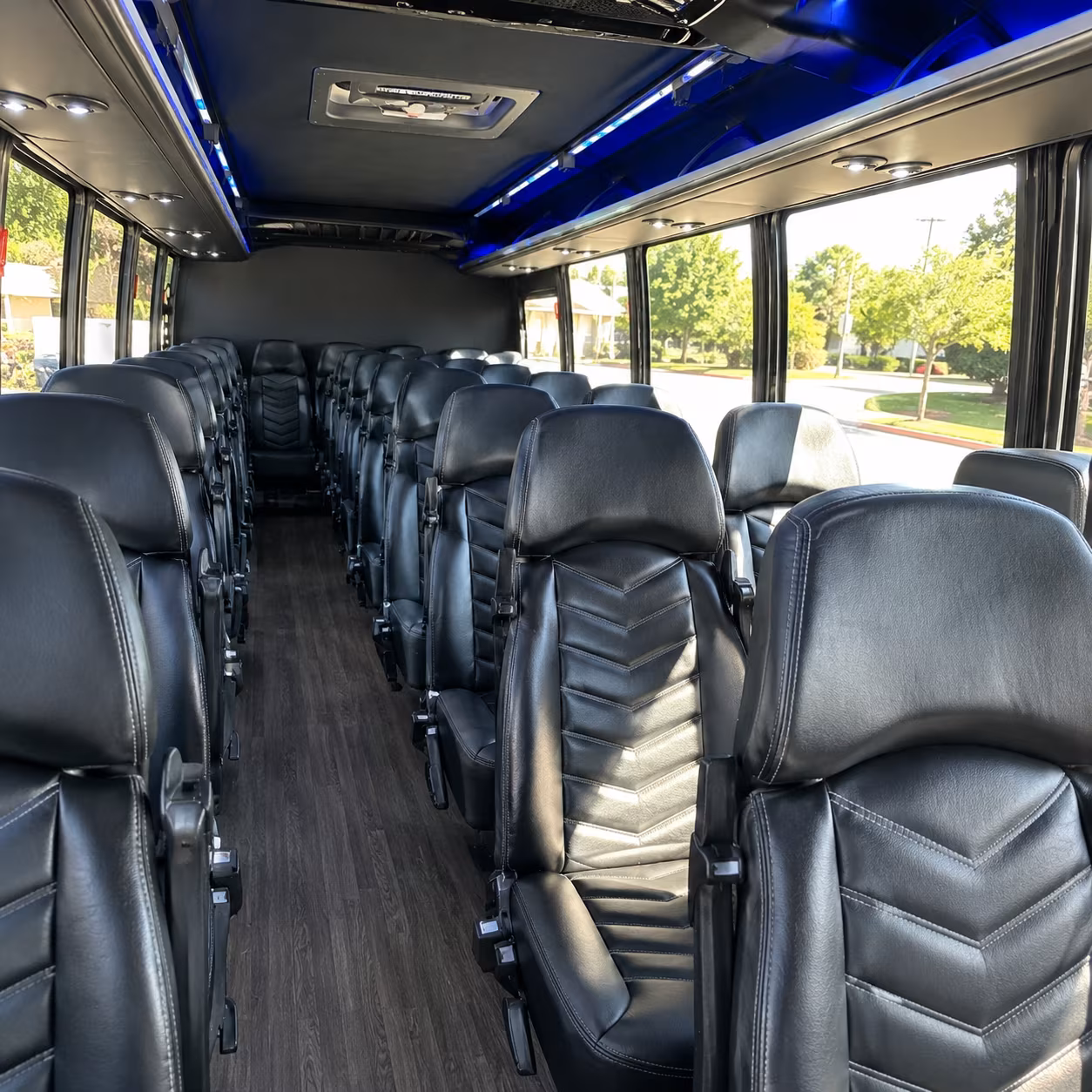 missouri city 30 passenger minibus inside