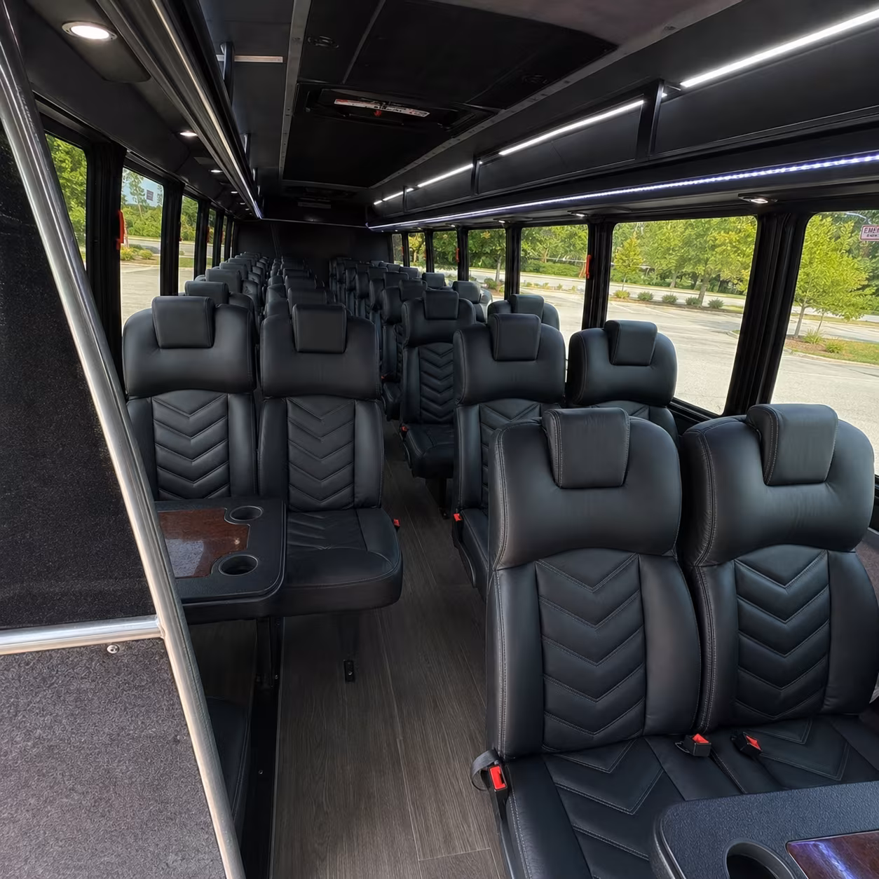 missouri city 35 passenger minibus inside