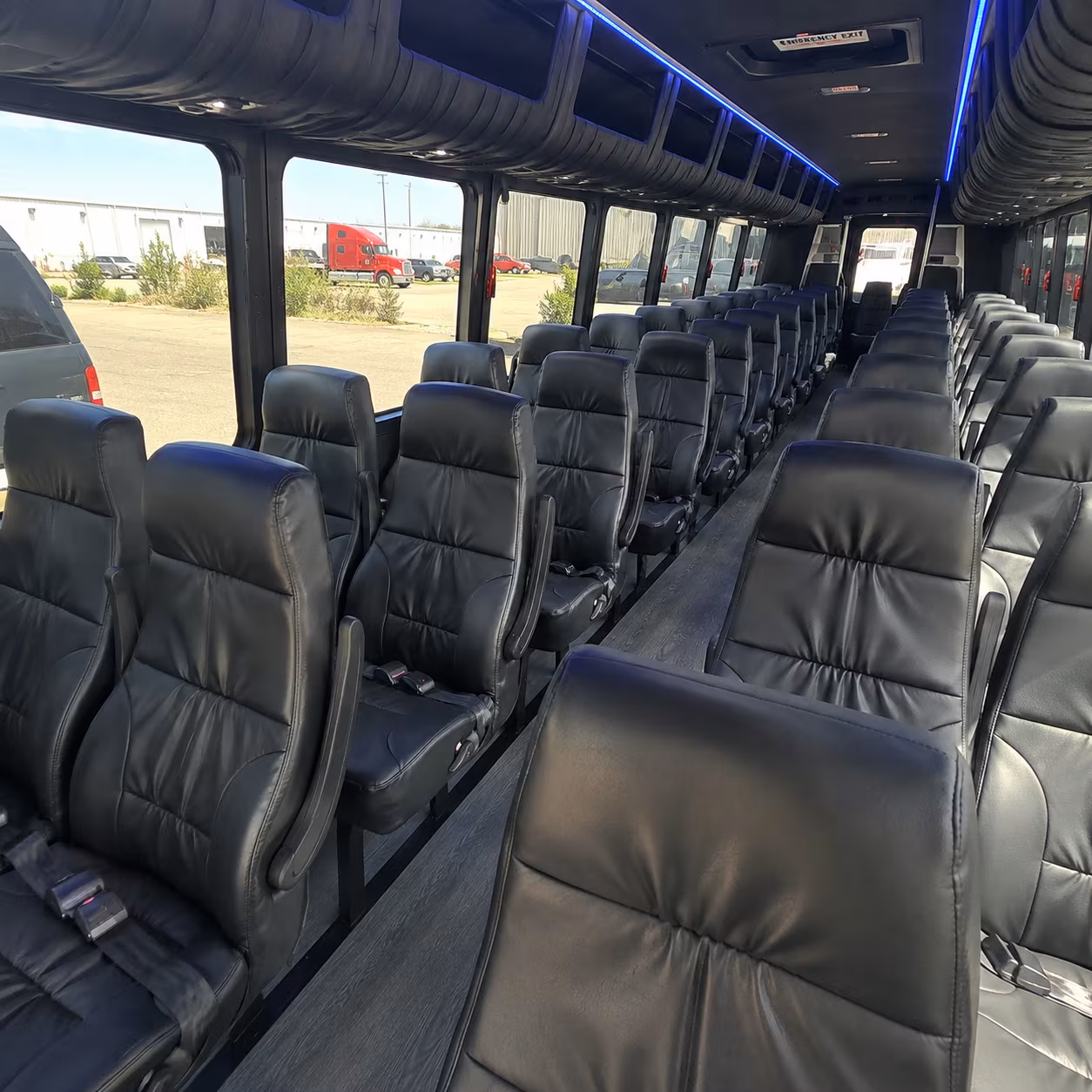 missouri city 35 passenger minibus interior