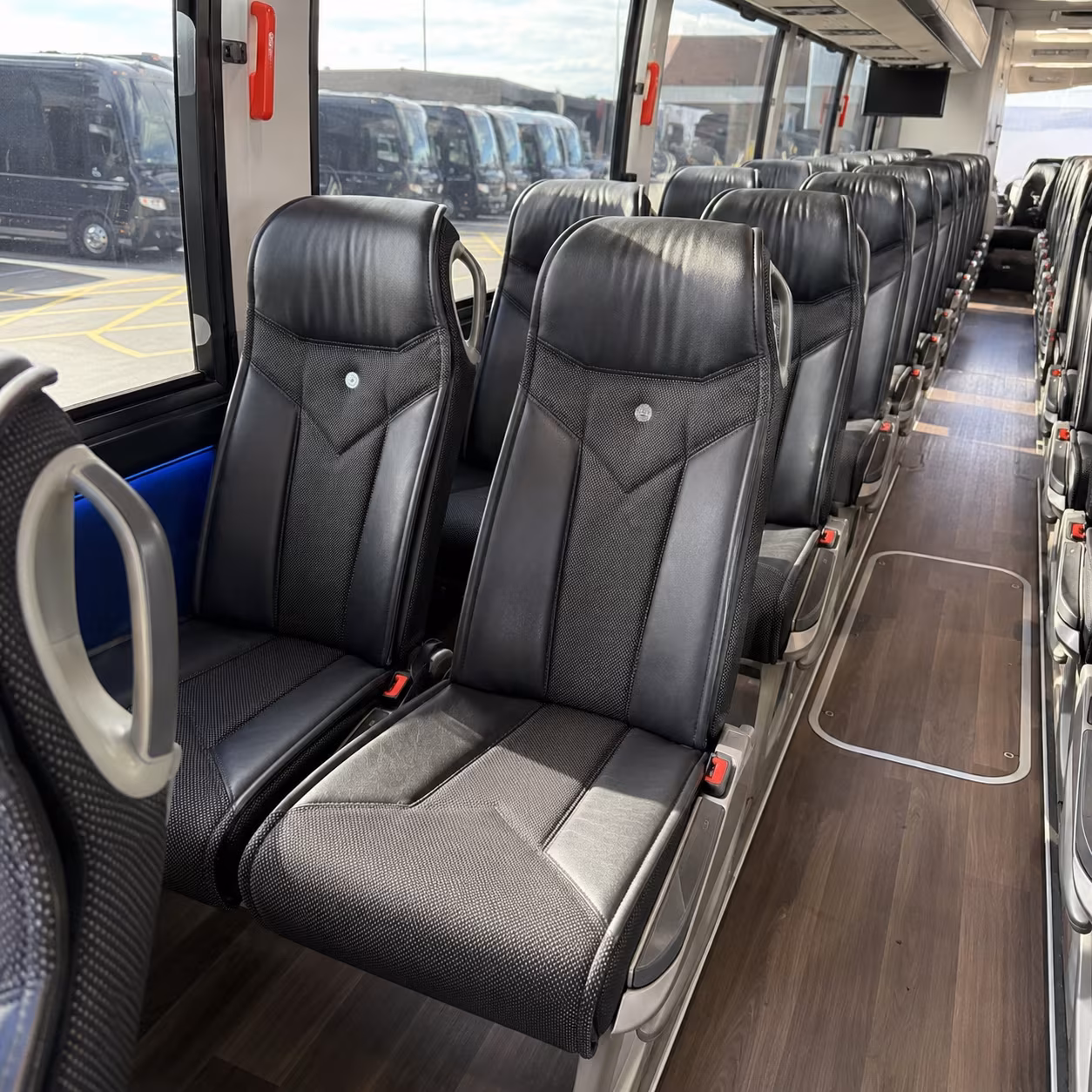 missouri city 40 passenger charter bus interior