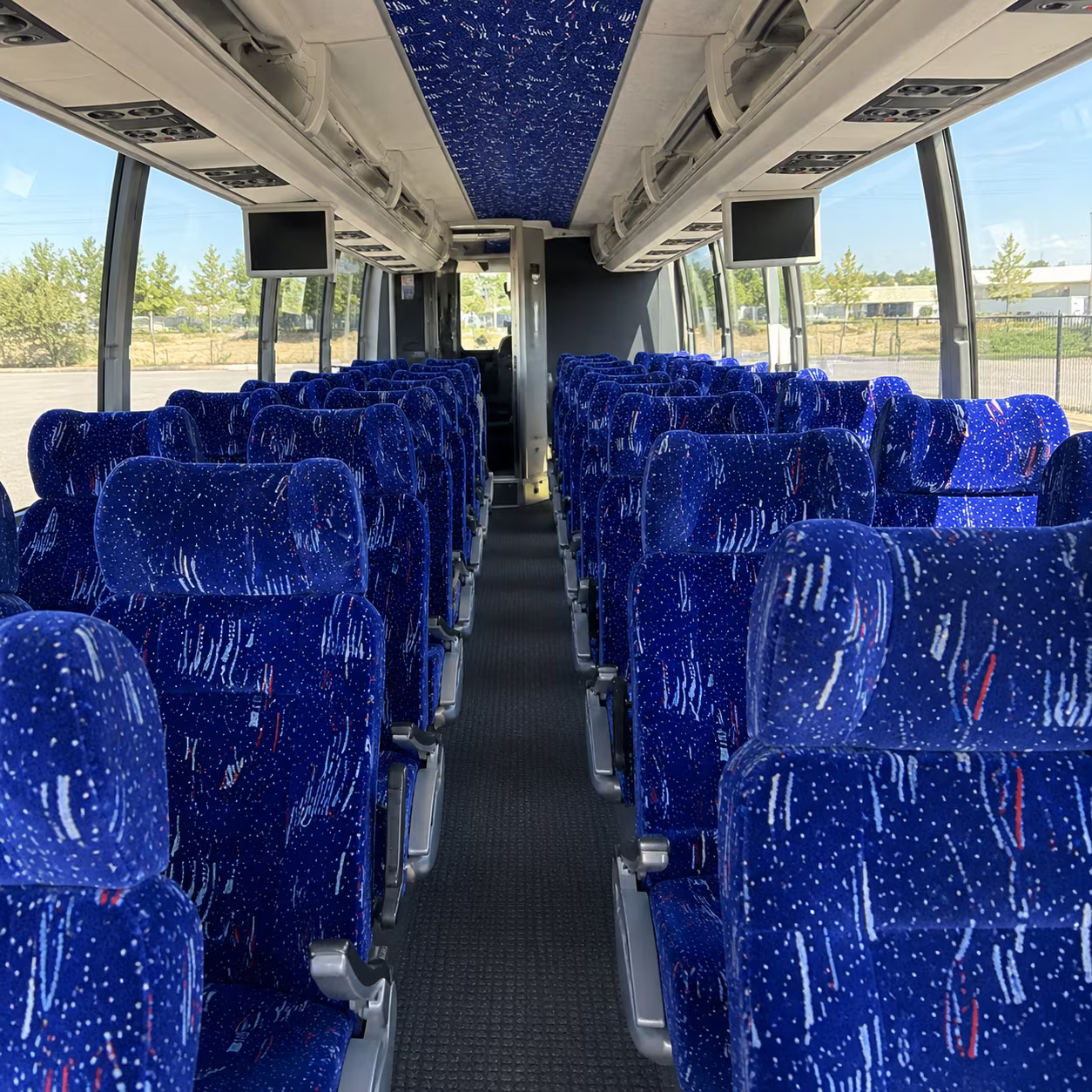 missouri city 54 passenger charter bus interior