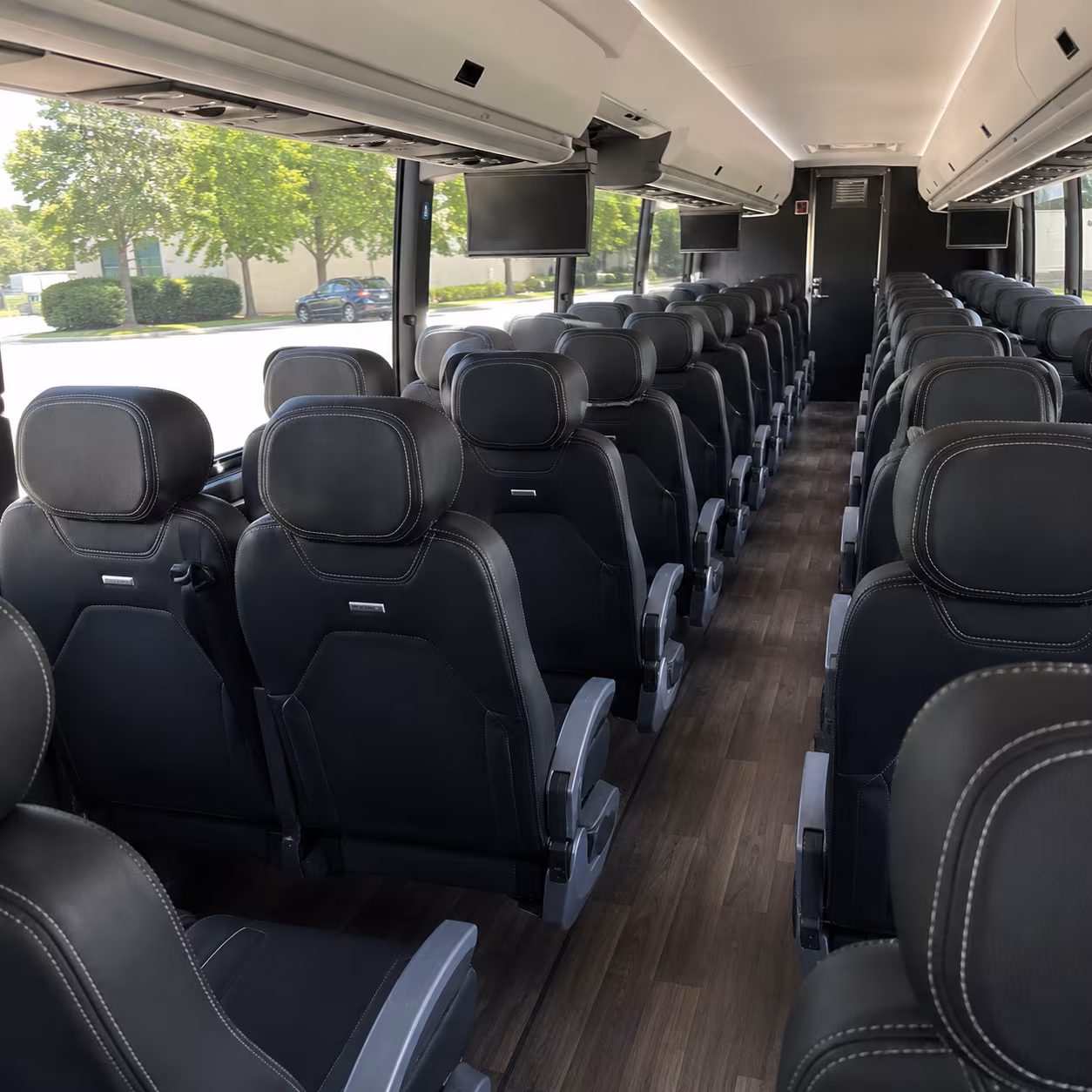 missouri city 56 passenger charter bus interior