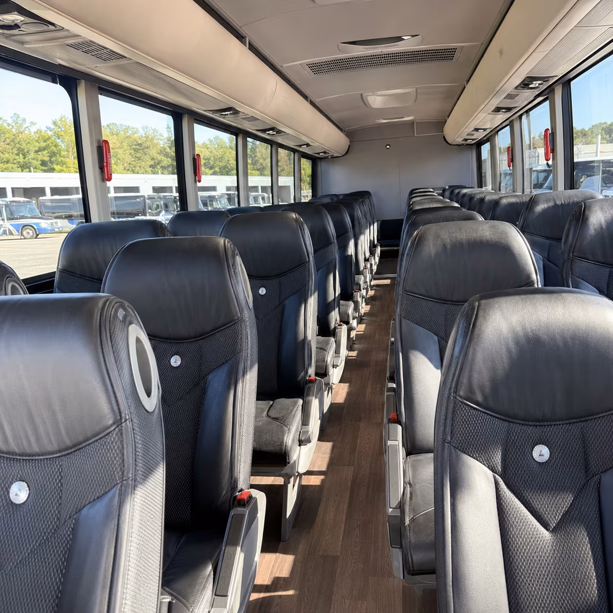 missouri city charter bus inside