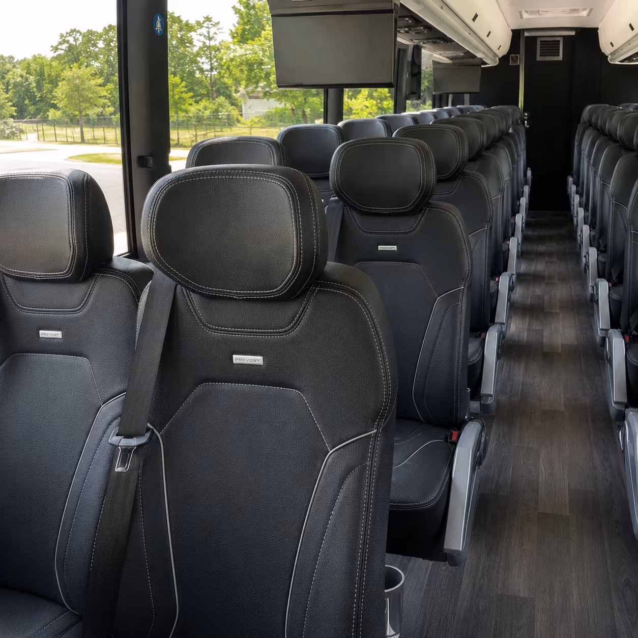 missouri city charter bus interior