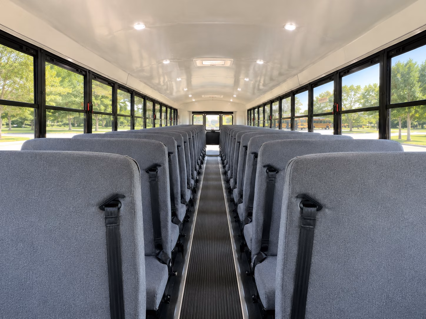 missouri city school bus inside