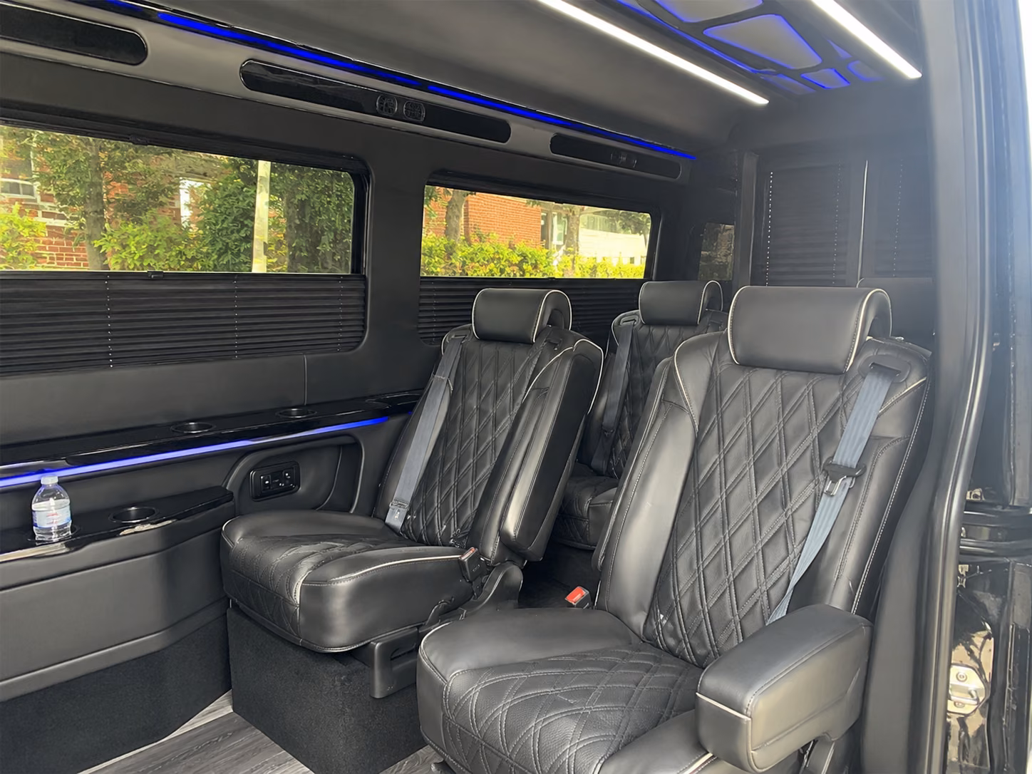 missouri city sprinter van with driver inside