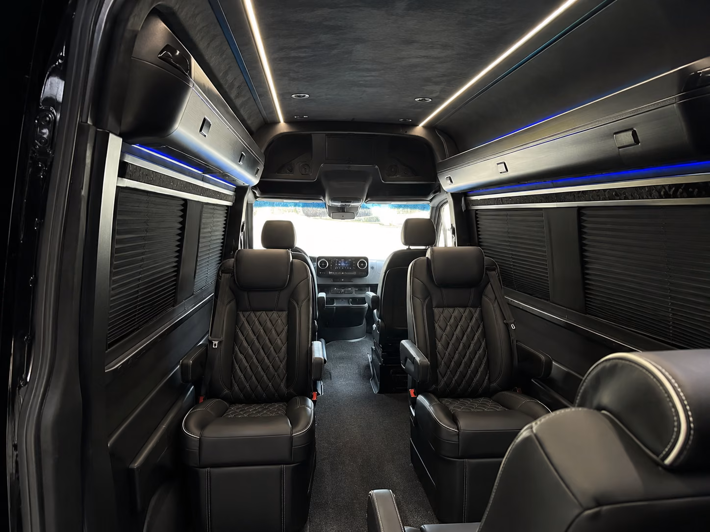 missouri city sprinter van with driver interior